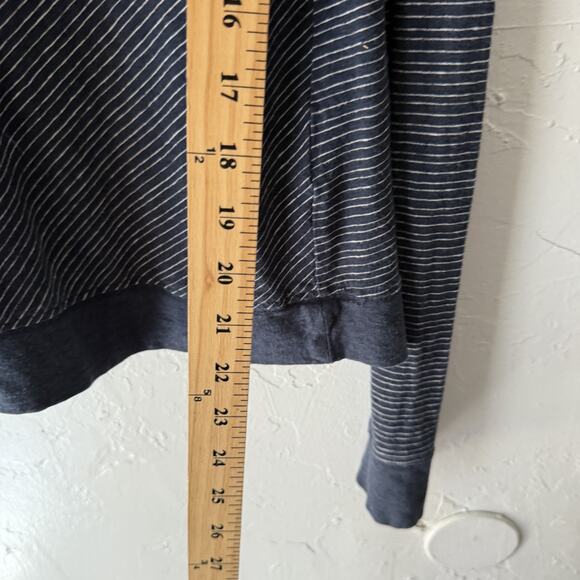 IO Pullover Hoodie Womens Small‎ Striped Hemp Organic Cotton Lightweight - Picture 7 of 9